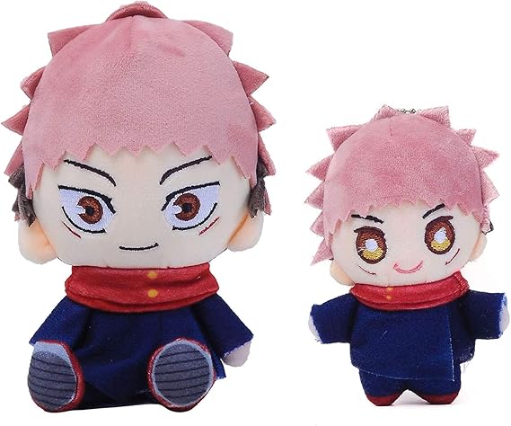 Amazon 呪術廻戦 ぬいぐるみ キーホルダー 2点セット 虎杖悠仁 いたどりゆうじ バッグ ペンダント アクセサリー かわいい コスプレ 小道具 アニメ キャラクター 人形 ギフト プレゼント 小物 ふわふわ もちもち まくら 人気アニメ15cm 10cm アニメ 萌えグッズ 通販