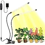 bseah Grow Light Plant Lights for Indoor Plants, Full Spectrum Plant Grow Lights, 10 Dimmable Levels Auto ON & Off with 3/9/1