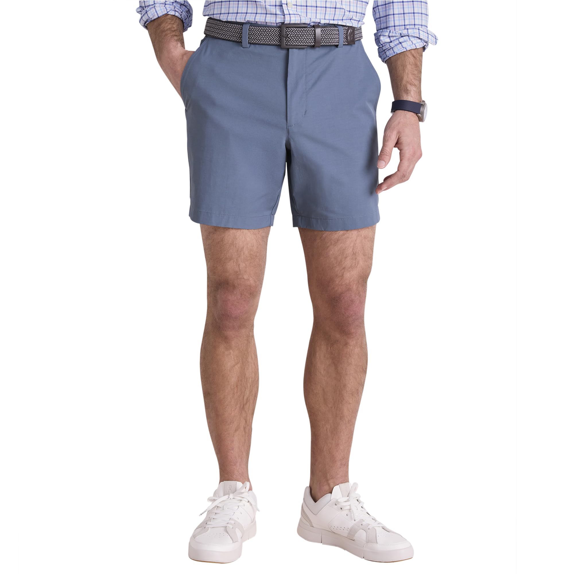 vineyard vines Men’s 7 Inch On-The-Go Shorts, Blue Mirage