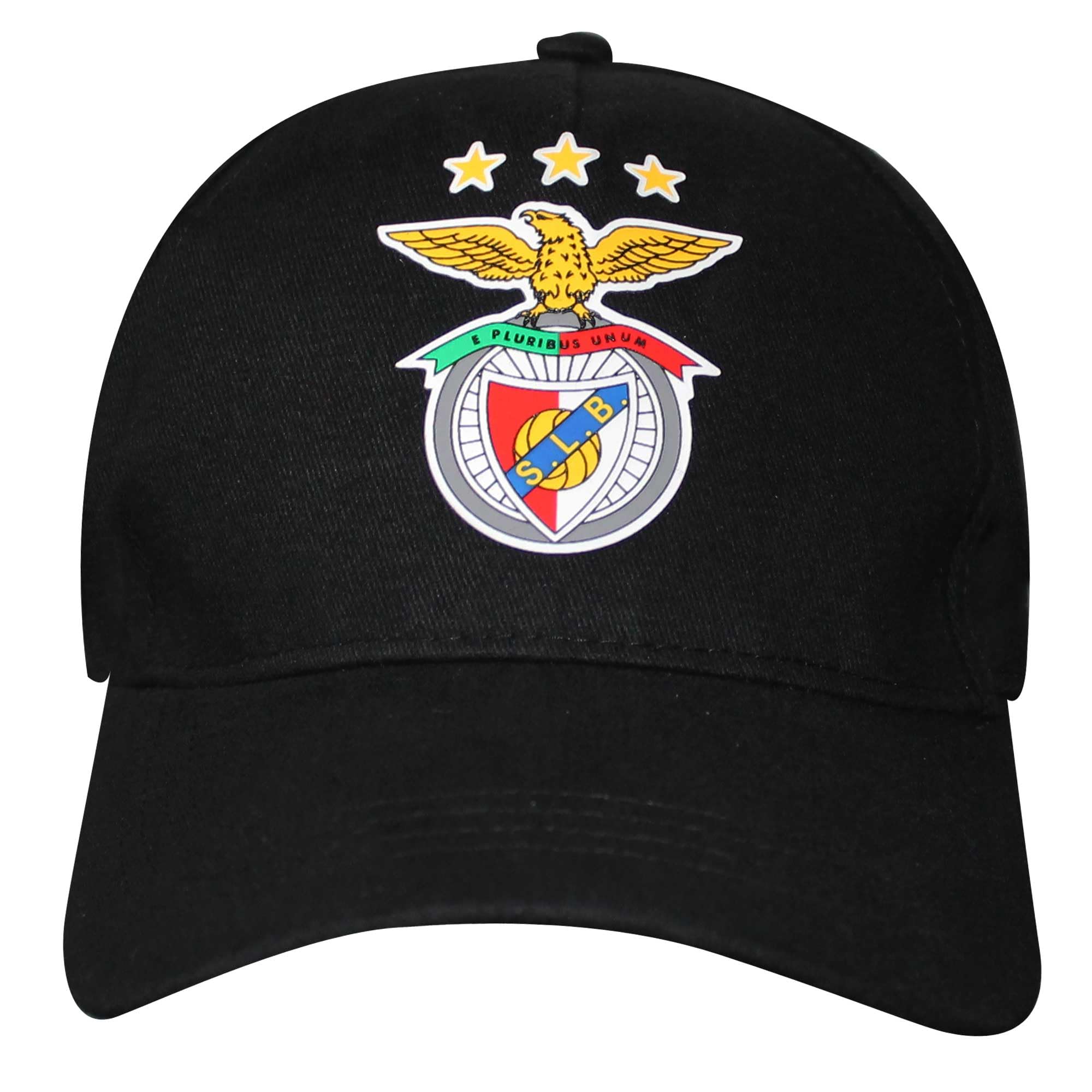 SL Benfica Official Football Crest Baseball Cap (100% Cotton & Adjustable), Benfica Cap, Benfica Baseball Cap Black