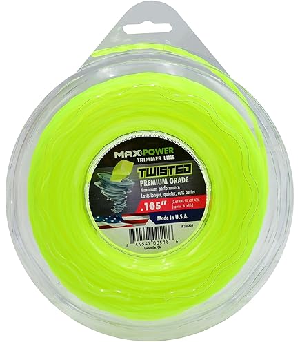 しま！ Amazon.com: MaxPower 338802 Premium Twisted Trimmer Line