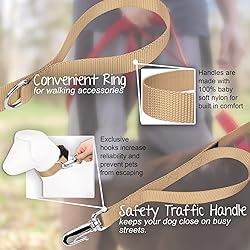 Country Brook Petz - Deluxe Nylon Dog Leash with