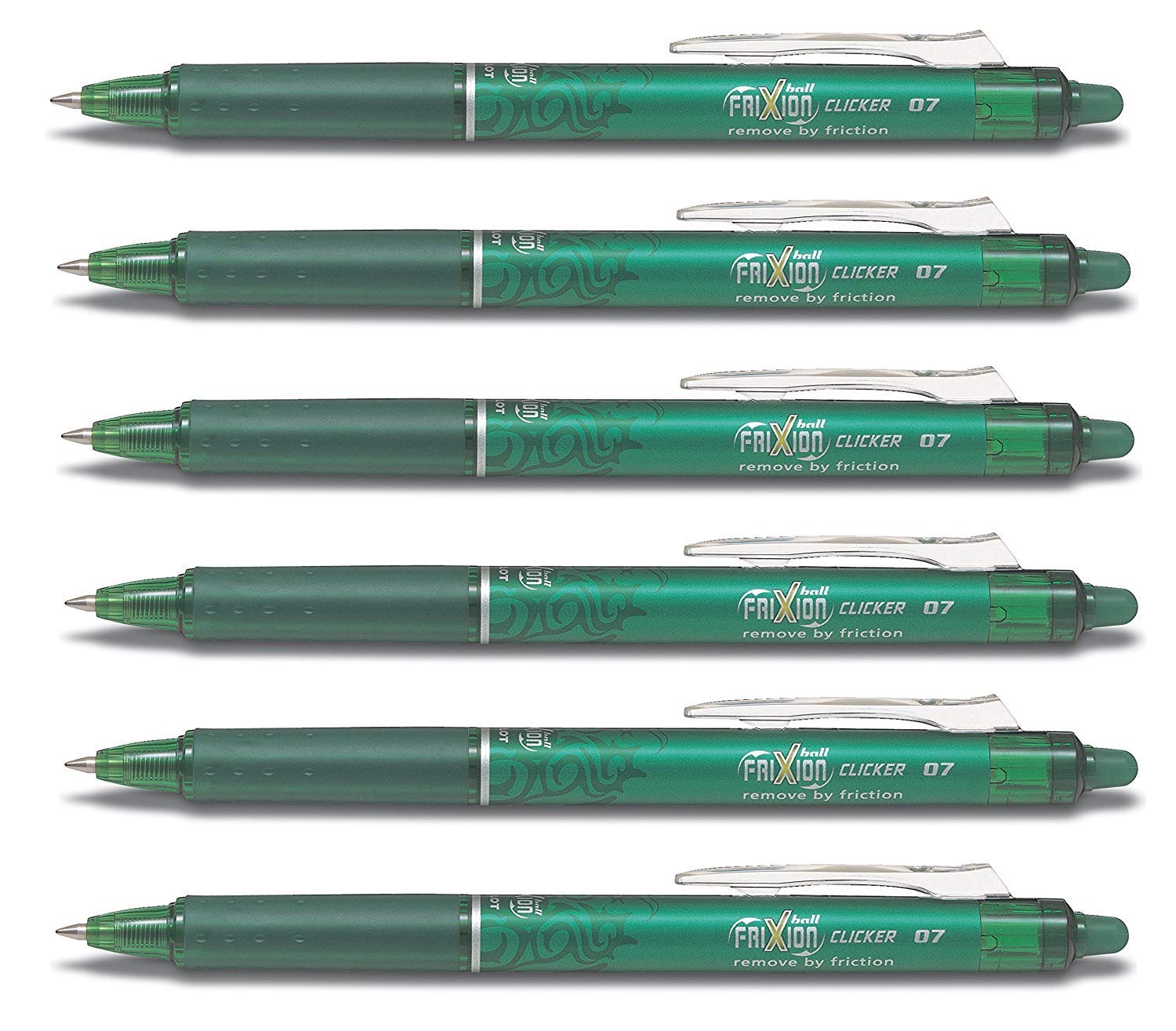 Pilot FriXion Clicker Fine Rollerball Pen | retractable tip | Line thickness 0.7 mm (Medium).