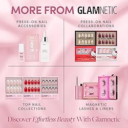 Glamnetic Press On Nails - First Kiss | Short