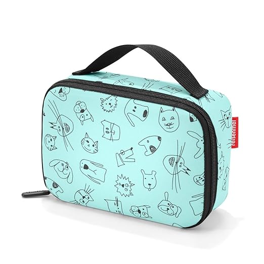 thermocase kids 20 x 14 x 6,5 cm 1,5 Liter cats and dogs mint