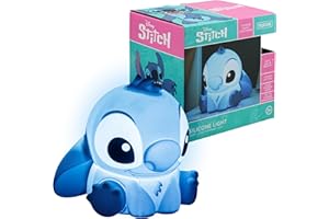 Stitch Squishy Lamp - Officially Licensed Disney Free Standing Desk Light, Gaming Room Decor and Merchandise for Boys and Girls, Nightlight Gift Accessory for Playroom and Bedroom, | Paladone