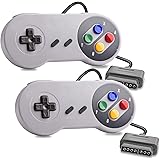 Veanic 2-Pack Replacement Controller Gamepad for SNES - Original Super Nintendo Entertainment System