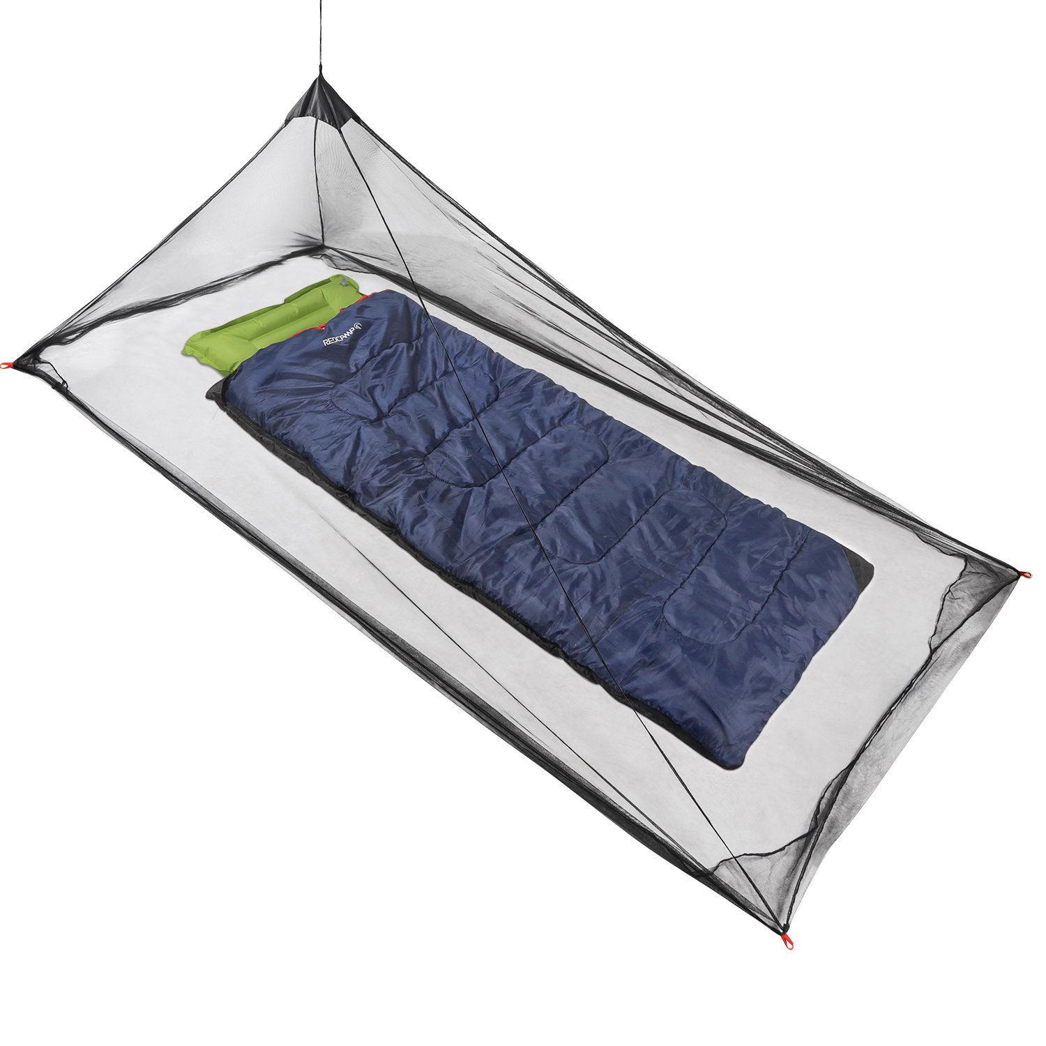 Single Camping Mosquito Net For Bed Compact And Lightweight Black