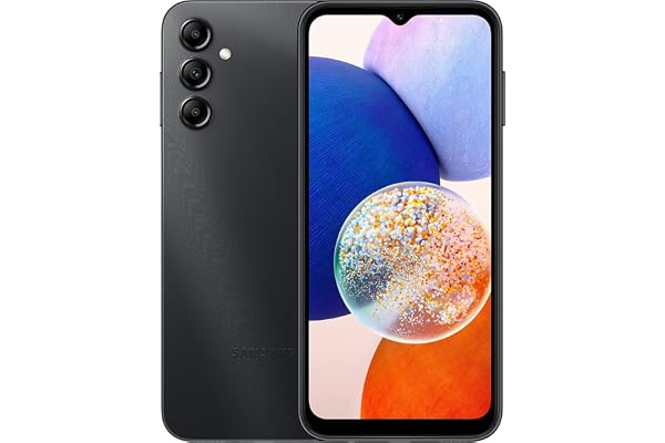 Samsung Galaxy A14 5G, 64GB, Black - Unlocked (Renewed)