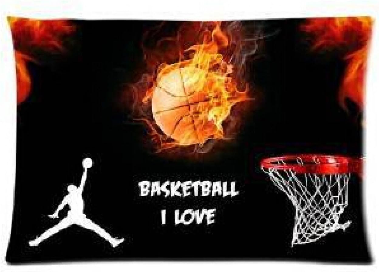 Efashion Citation De Basket Ball Sport Fire Custom Zippered Rectangle Taie D Oreiller Taie D Oreiller Coque Standard De Taille 50 8 X 76 2 Cm Twin Sides U7 15 Amazon Fr Cuisine Maison