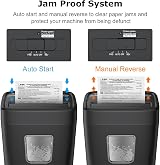 Bonsaii 8-Sheet Cross-Cut Shredder P-4 16L Bin C261-C NEW view 6