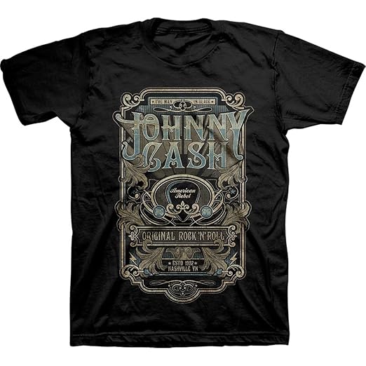 Johnny Cash - Original Rock 'N' Roll - Adult T-Shirt - XL