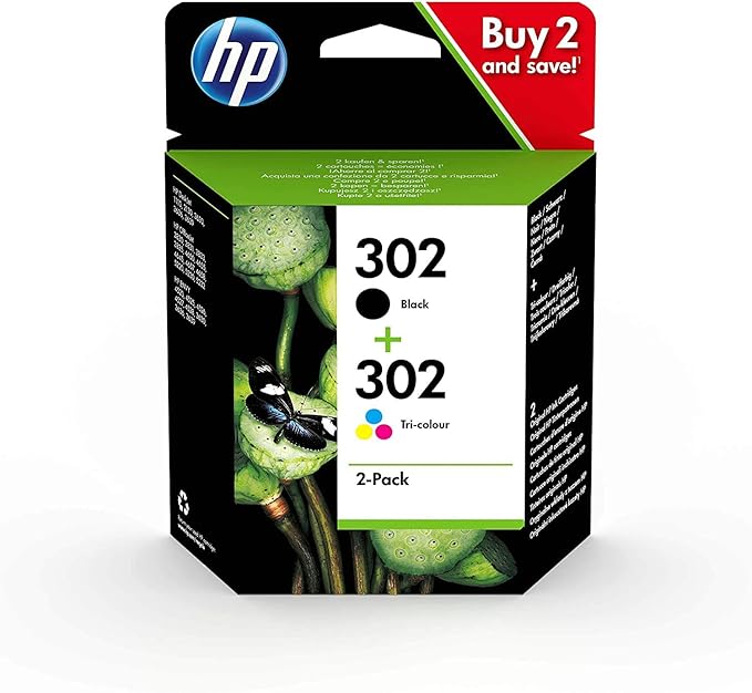 amazon hp 302 black