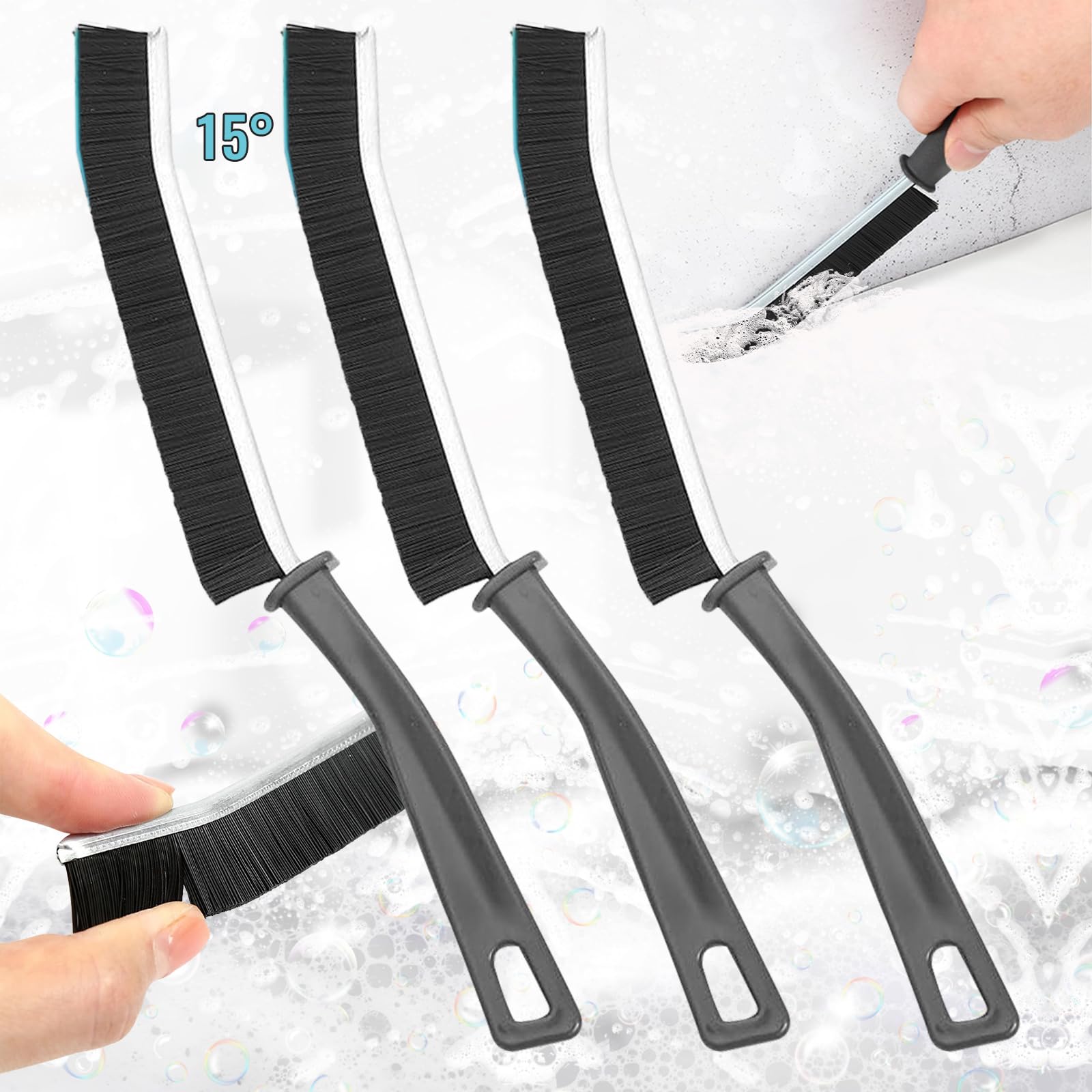 Grout Cleaning Brush, Multifunctional Cleaning Brush for Grout, Grout and Gap Cleaning Brush