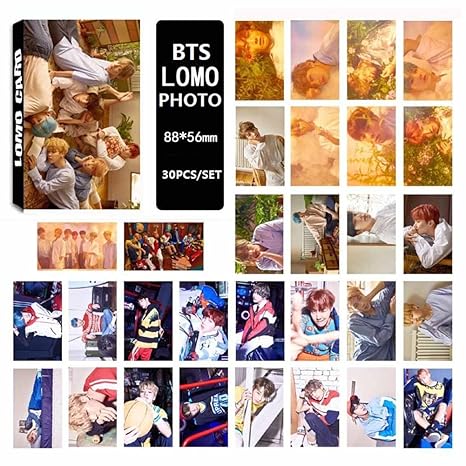 Bellenne 30 Stück BTS Photocard / Fotokarten / Postkarte / Poster, Jungkook, Jimin, V, Suga, Jin, J-Hope, Rap Monster Fanarti