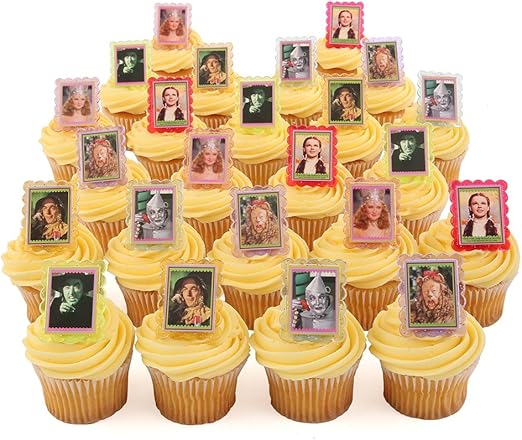 Amazon Com Wizard Of Oz Officially Licensed 24 Cupcake Topper