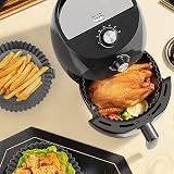 Yikki Air Fryer Silicone Liners 2 Pack 7.9in Fits 3.8L-5L Ninja COSORI view 7