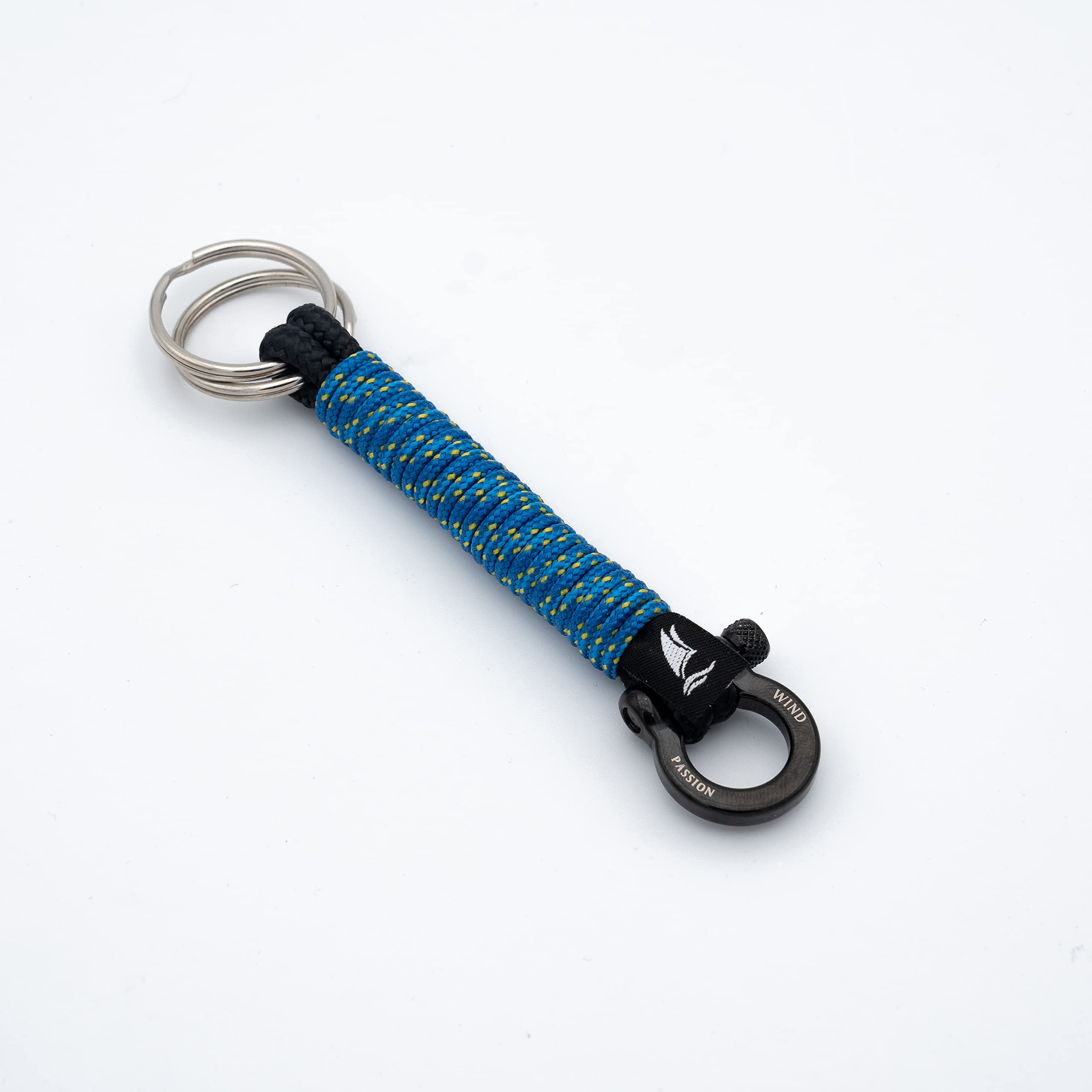 Wind Passion - Paracord Nautical Keychain for Men & Women Who Love Adventures | Handcrafted Braided Rope Keychain