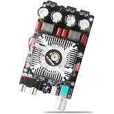 DAJUNGUO ZK-2202 Class D Amplifier Board, TPA3251 Chip, 220W&times;2 Stereo/350W Bridged (DIP Switch), RCA/AUX/XH2.54-3P Inputs, DC12-36V with Cooling Fan
