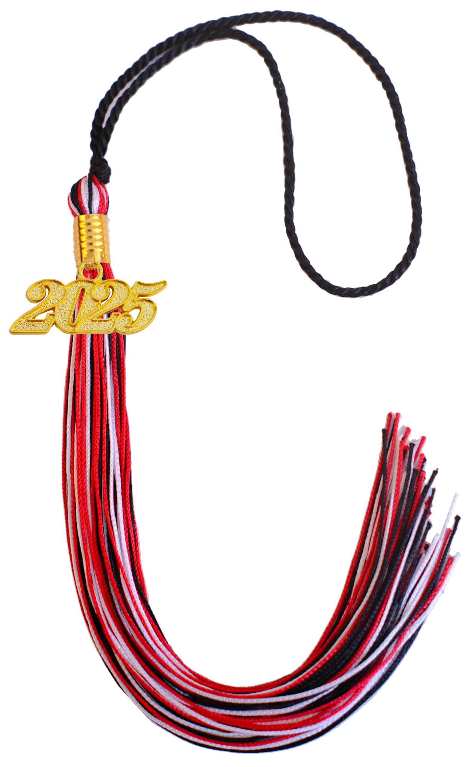Photo 1 of GRADFTY 2025 Tassel Graduation, Black White and Red Tassel 2025