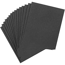 15 Feuilles De Papier Abrasif Humide/sec – Pour Métal, Verre, Bois, Ponçage