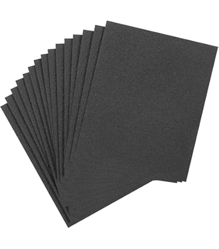 Sandpaper 24 Sheets 23 * 3cm Wet Dry Sand Paper Assorted 180 240 320 400 600 800 1000 1200 1500 2000 2500 3000 For Grit Sandpaper Sheet For Wood Metal Sanding