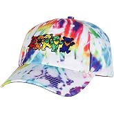 Bioworld Grateful Dead Embroidered Dancing Bears Tie-Dye Adjustable Snapback Adult Dad Hat Cap OSFM Multicolored