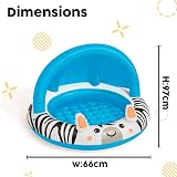 Bestway Shaded Baby Pool Safari Fun Inflatable Play Centre UV Sunshade view 6