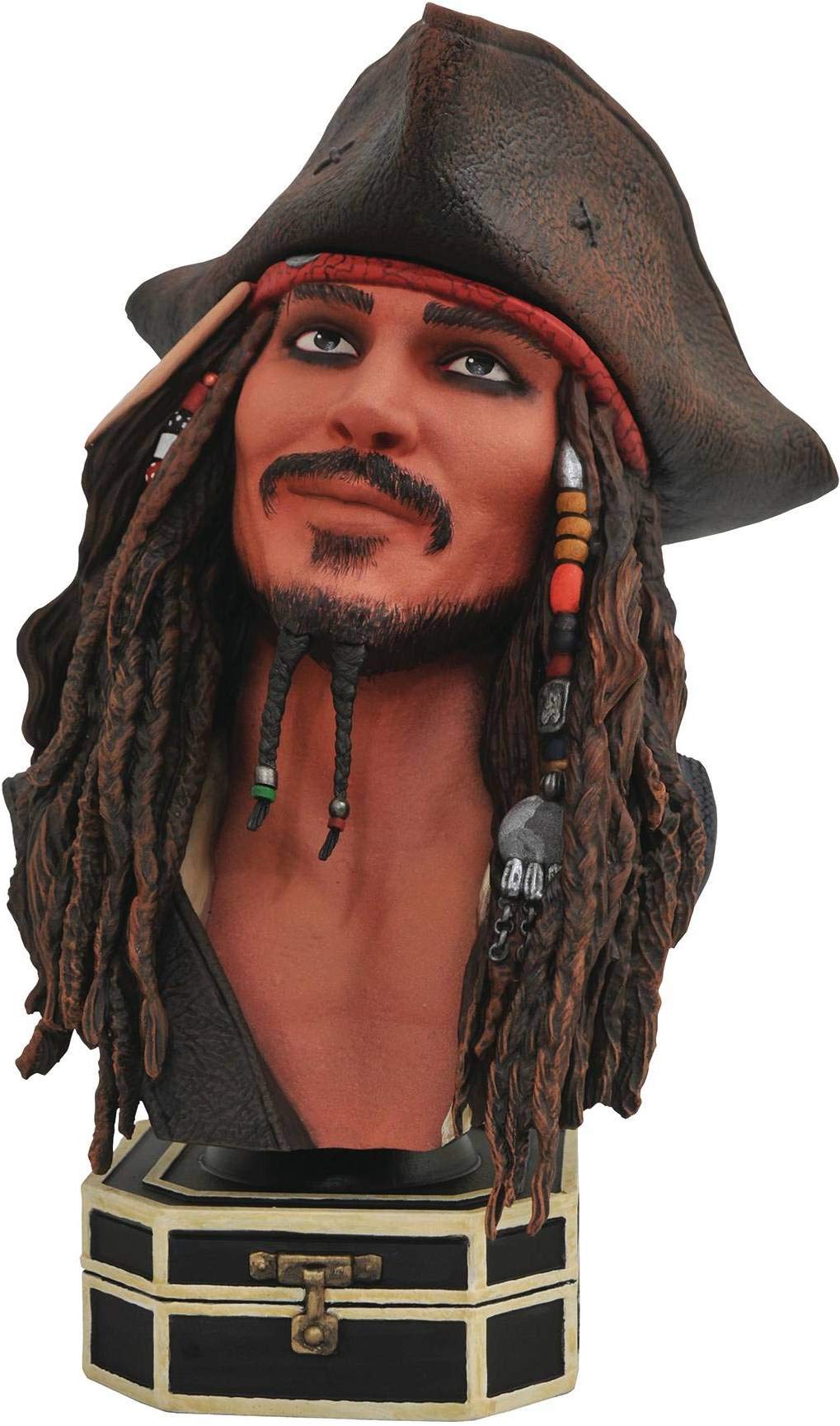 Pirates of the Caribbean Legends In 3D Jack Sparrow 1/2 Scale Bust