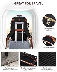 LOVEVOOK 40L Travel Backpack for Women & Men, Large