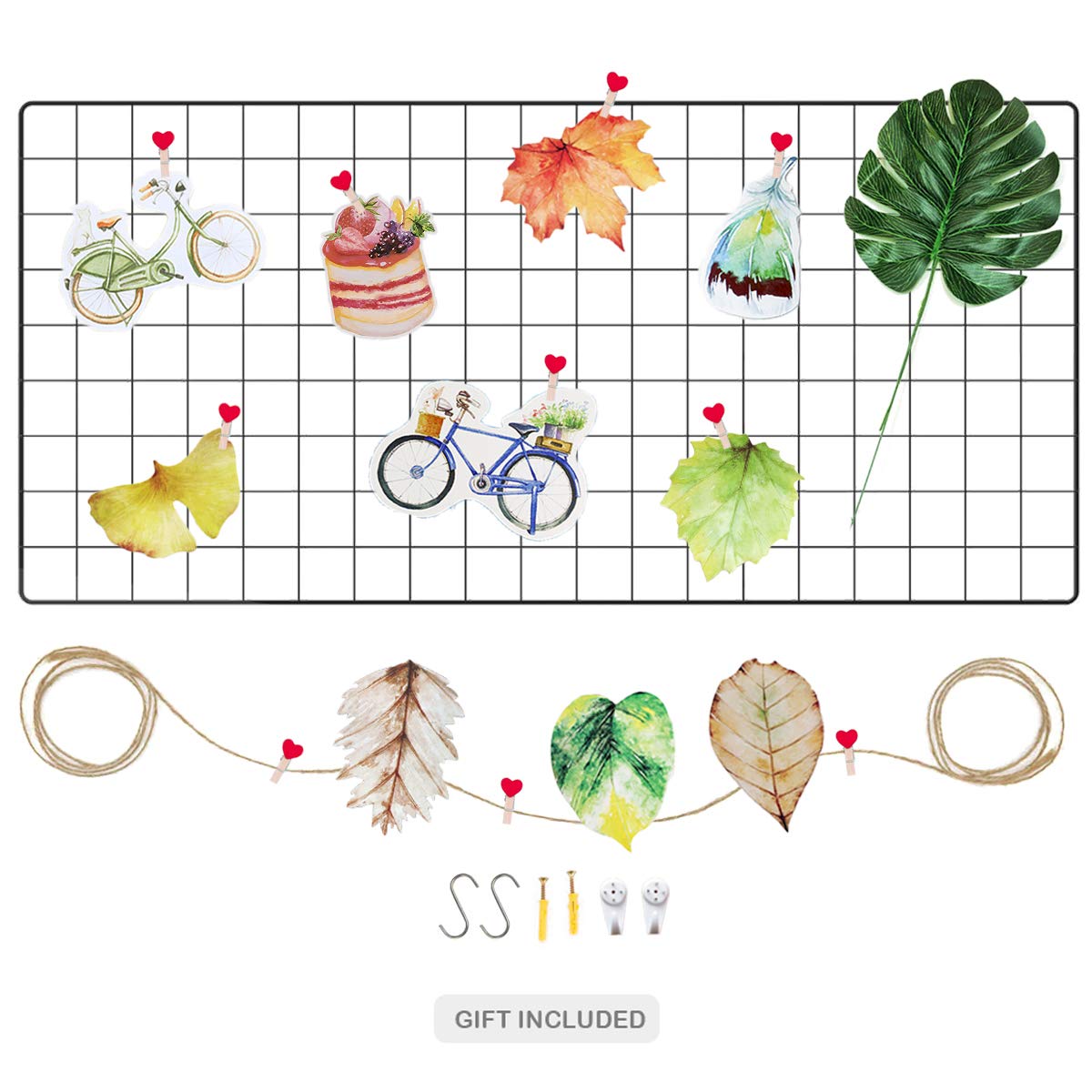 Wandgitter Regal, Wandmontiertes Ins Mesh Foto Anzeigefeld für