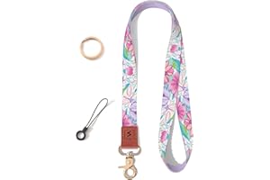SENLLY Neck Lanyard Strap for Keys, Original Pattern Design ID Badge and Keychain Holder