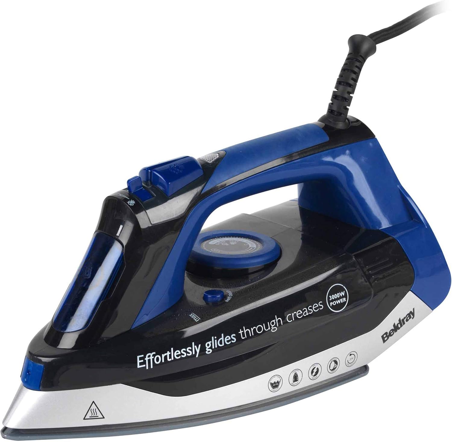 Beldray BEL0562 Max Steam Pro Iron with Continuous Steaming, 380 ml