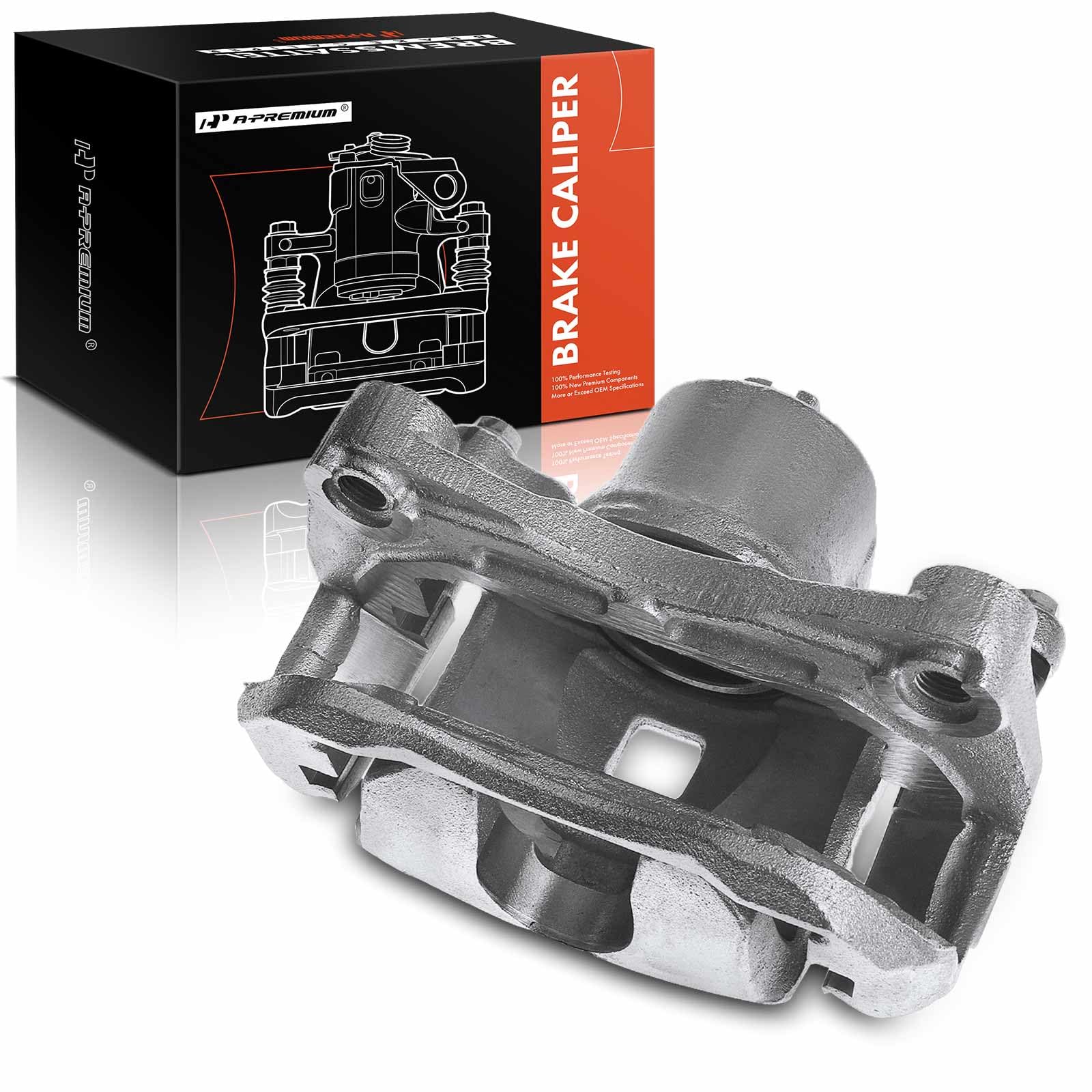 Photo 1 of A-Premium Disc Brake Caliper Assembly with Bracket Compatible with Select Nissan Models - Juke 2011-2017, Sentra 2017-2019, L4 1.6L - Front Left Driver Side