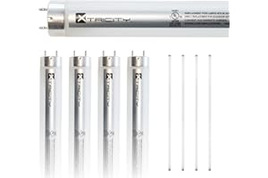 Xtricity 4ft T8 LED Light Bulb, 14W Type A LED Tube Light, Bright 2200 Lumens, 5000k Daylight, Ballast Compatible, 32W Fluore