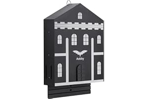 Ackitry Bat House for Outdoors, Large Bat Box with Two Chambers for Outside, Wooden Bat House Kit Bat Roost Bat Shelter, Easy for Bats to Land and Roost - Weather Resistant & Ready to Install