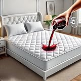 PLANETOID Quilted Waterproof Mattress Protector Super King 182x200 40cm