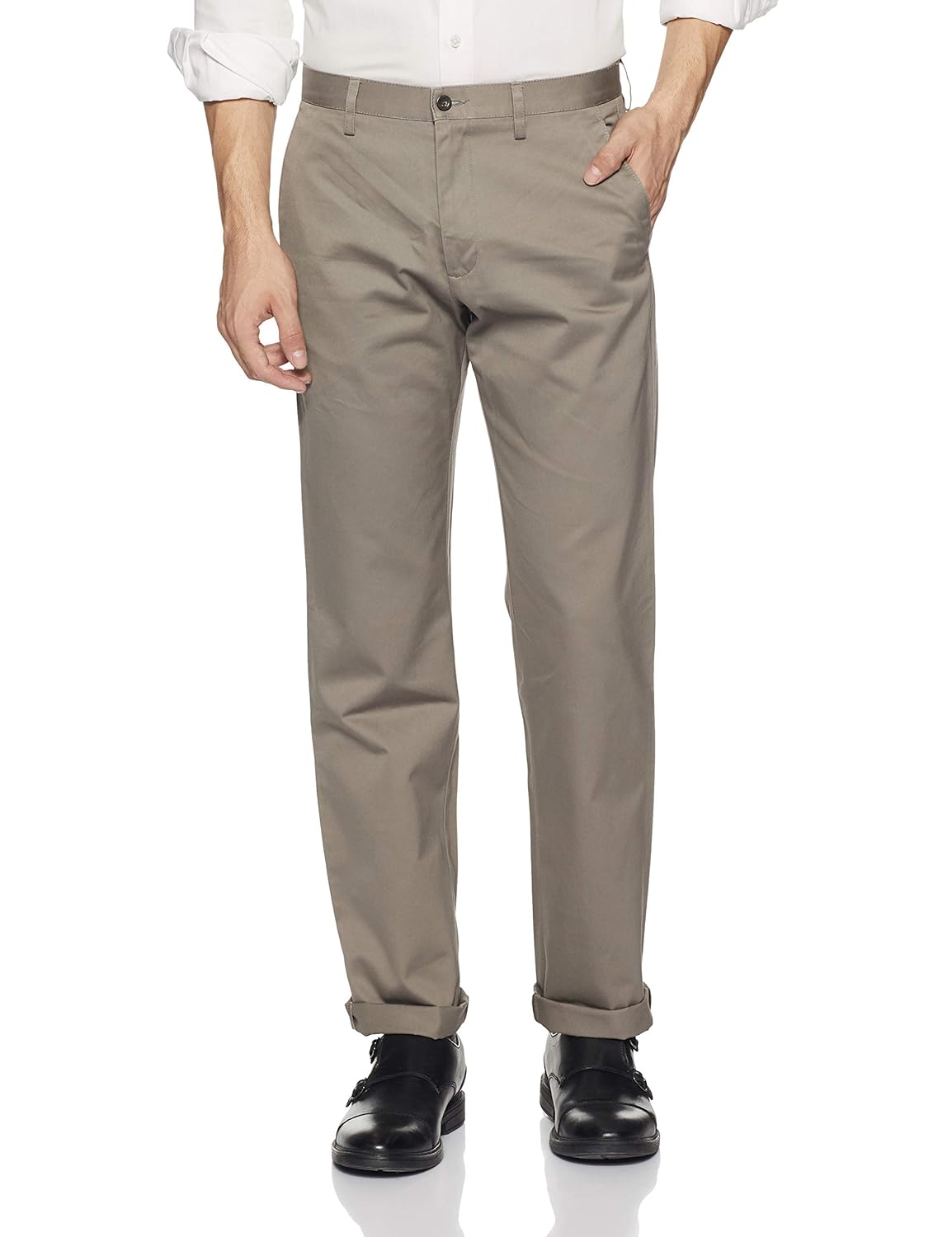 louis philippe men's formal trousers