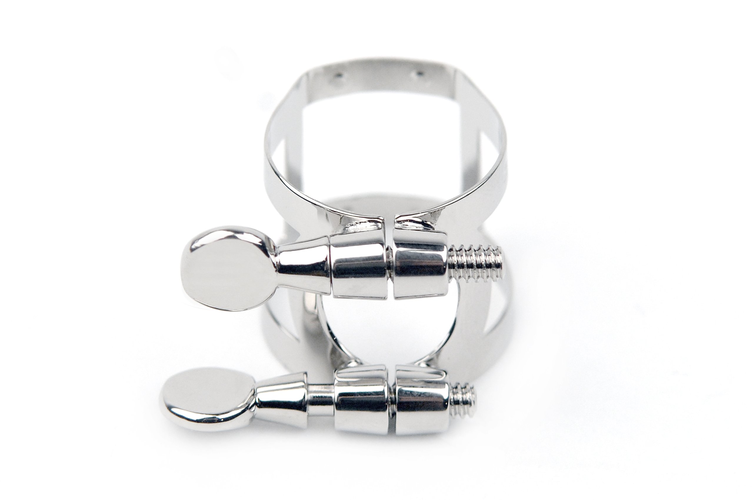 Rico Nickel Plated Ligature for Tenor Sax with Hard Rubber Mouthpieces