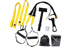 ASDJAKZP Suspension Training Kit, Suspension Trainers Resistance Bands Workout Straps, Home Resistance Training Kit, Resistan