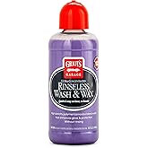 Griot's Garage Rinseless Wash and Wax for Car Cleaning and Detailing, No-Rinse, Waterless Formula For RVs, Boats, Trucks, Motorcycles and More, 10493, 16oz