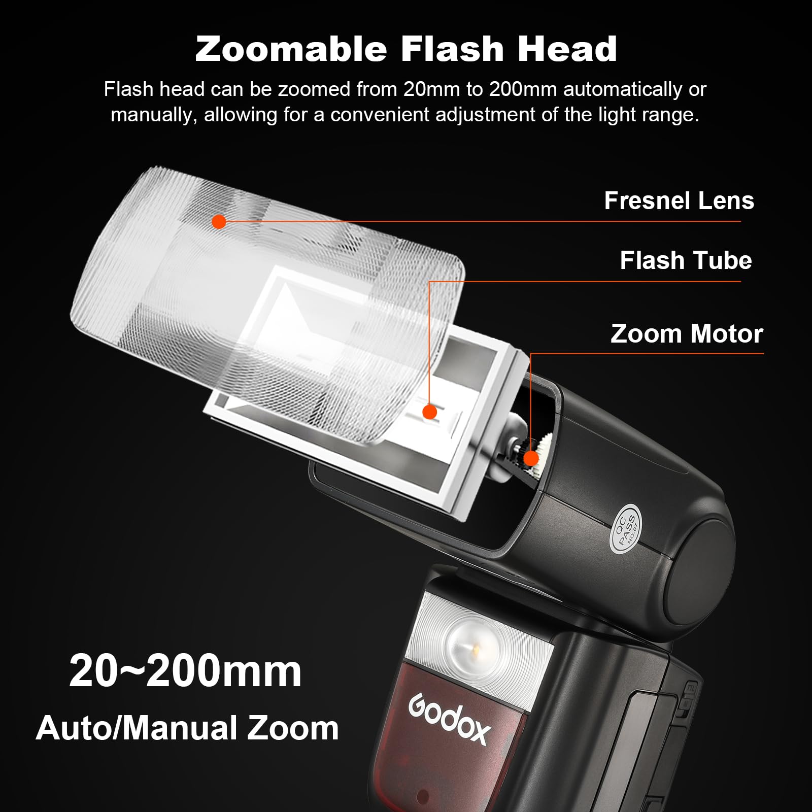 GODOX V860III-S TTL High-Speed Sync 1/8000s Camera Flash Speedlite, 2.4G GN60 7.2V/2600mAh Li-ion Battery Speedlight, 10 Level LED Modeling Light Compatible for Sony Cameras (Upgraded V860II-S)