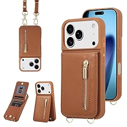 Jcxtrombulous Crossbody Wallet Case for iPhone 17
