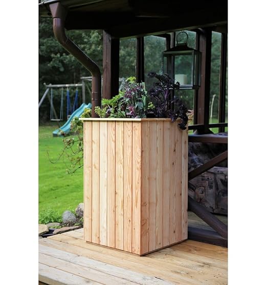 Bancal, madera de alerce, sin suelo, 60 x 60 x h 100 cm madera ...