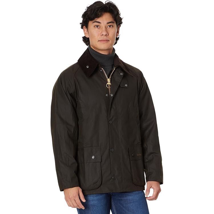 Barbour Classic Bedale Wax Jacket in Olive at Amazon Men's