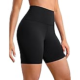 BAYDI Clouduxi Biker Shorts for Women 6" - High Waisted Soft Stretch Workout Yoga Gym Running Athletic Shorts
