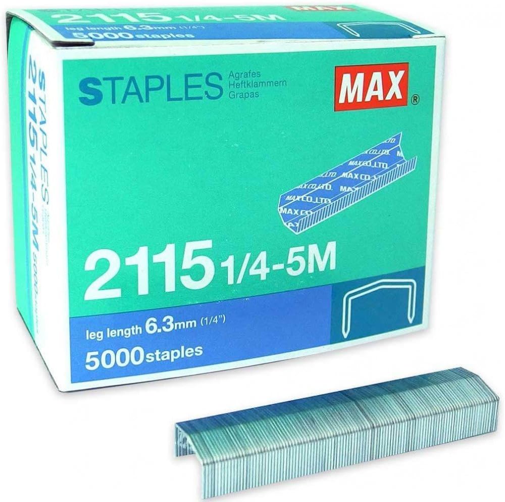 Max Staples 2115 1/45M. Box of 5000 Staples Amazon.co.uk Office Products