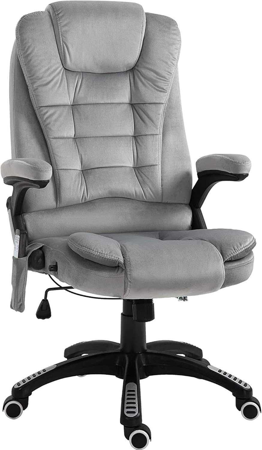 Vinsetto Ergonomic Massage Office Chair High Back Executive Chair with Lumbar