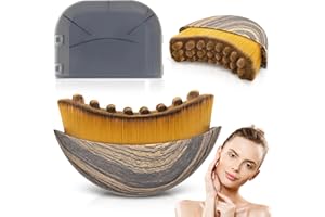 GENERIC Lymphatic Contour Face Brush, Facial Brush for Lymphatic Drainage, Dry Lymphatic Massage Brush, Face Sculpting Brush, Contour Face Brush, Jawline and Chin Sculpting, Face Depuffer, Facial Tool