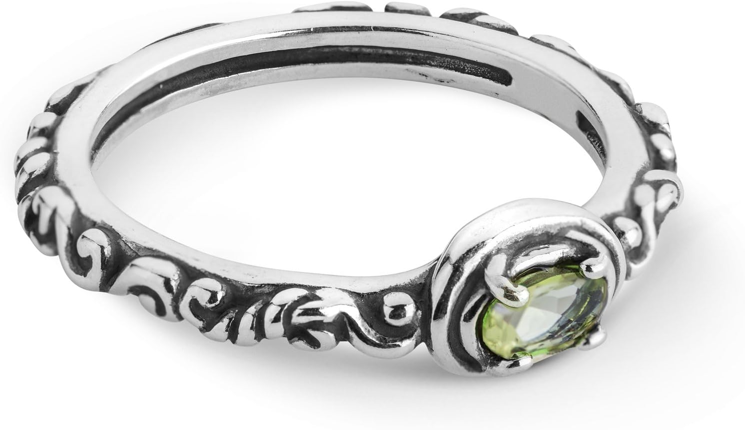 Sterling Gemstone Single Stone Ring Sizes 5 to 10